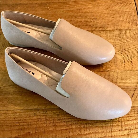 NEW Birdies The Starling Loafer Comfort No Slip Round Toe Taupe Leather Size 9.5 - Picture 7 of 16